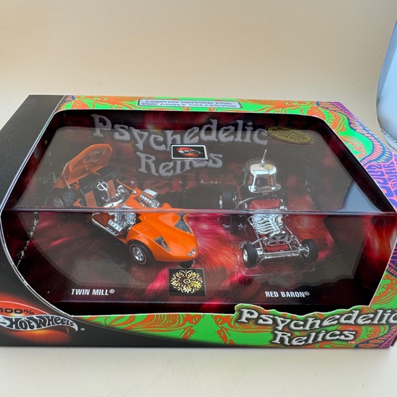 Hot Wheels Psychedelic Relics Tom Daniel Twin Mill & Red Baron Tom Daniel 1/64 - Picture 11 of 16